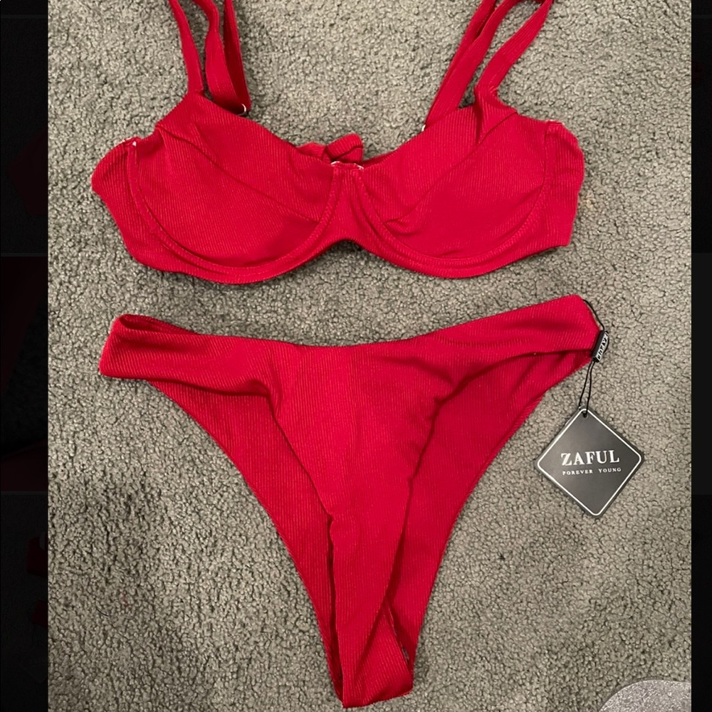 Brand NEW ZAFUL red swimsuit
